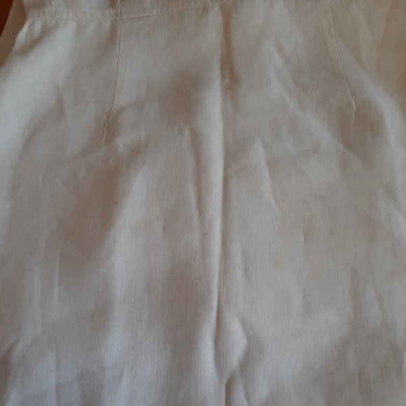 White Linen Dress - Picture 6 of 6